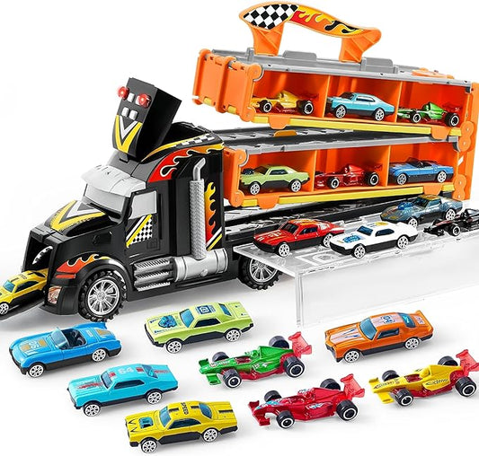 Kids Big Truck Race Track Set