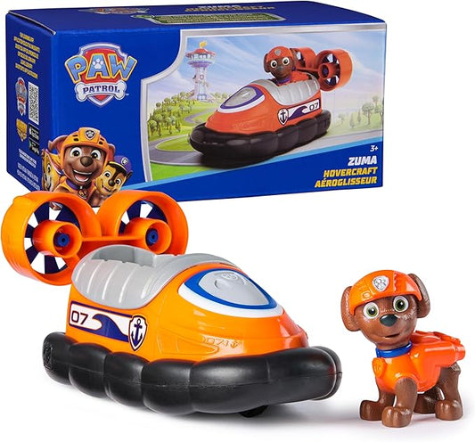 PAW Patrol Zuma Hovercraft Vehicle with Collectible Figure