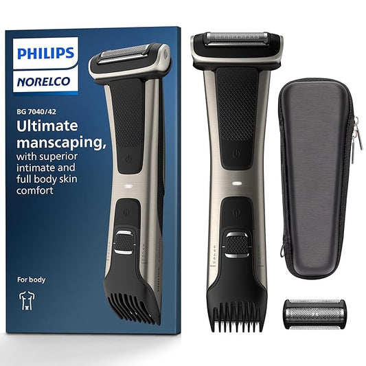Dual-Sided Wet & Dry Body Groomer with Adjustable Lengths