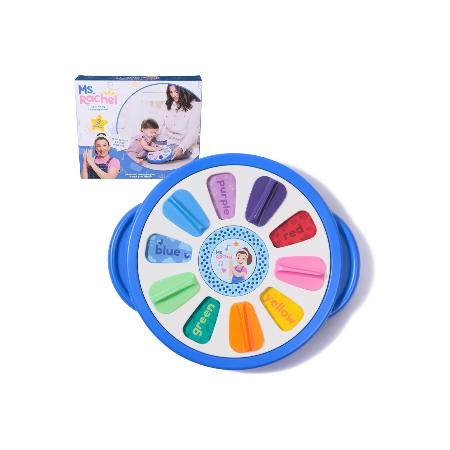 Ms. Rachel Spin-Along Learning Wheel