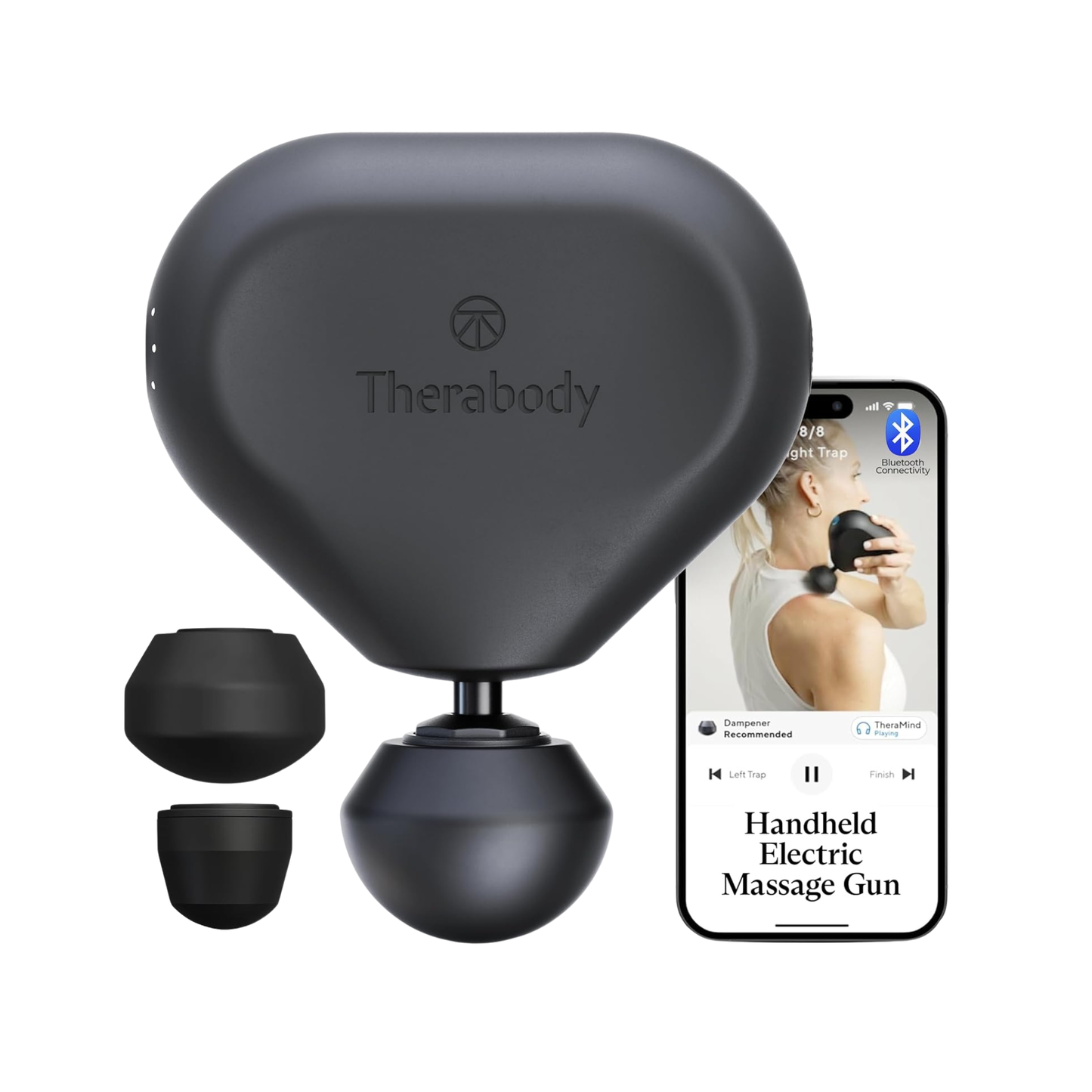 Mini Percussive Massage Gun with Attachments & App Control
