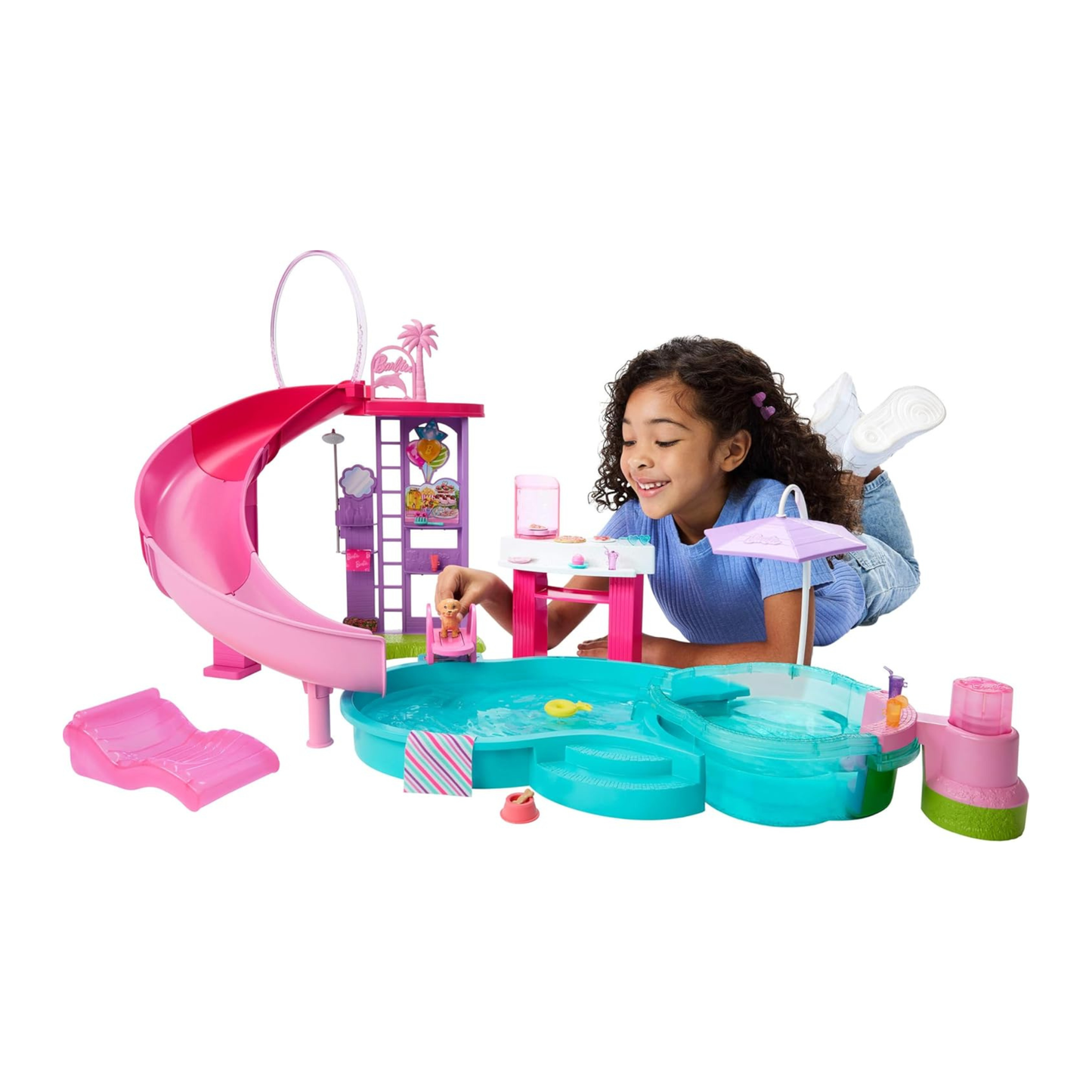Barbie Dream Pool Playset – 20+ Accessories & 6 Play Zones
