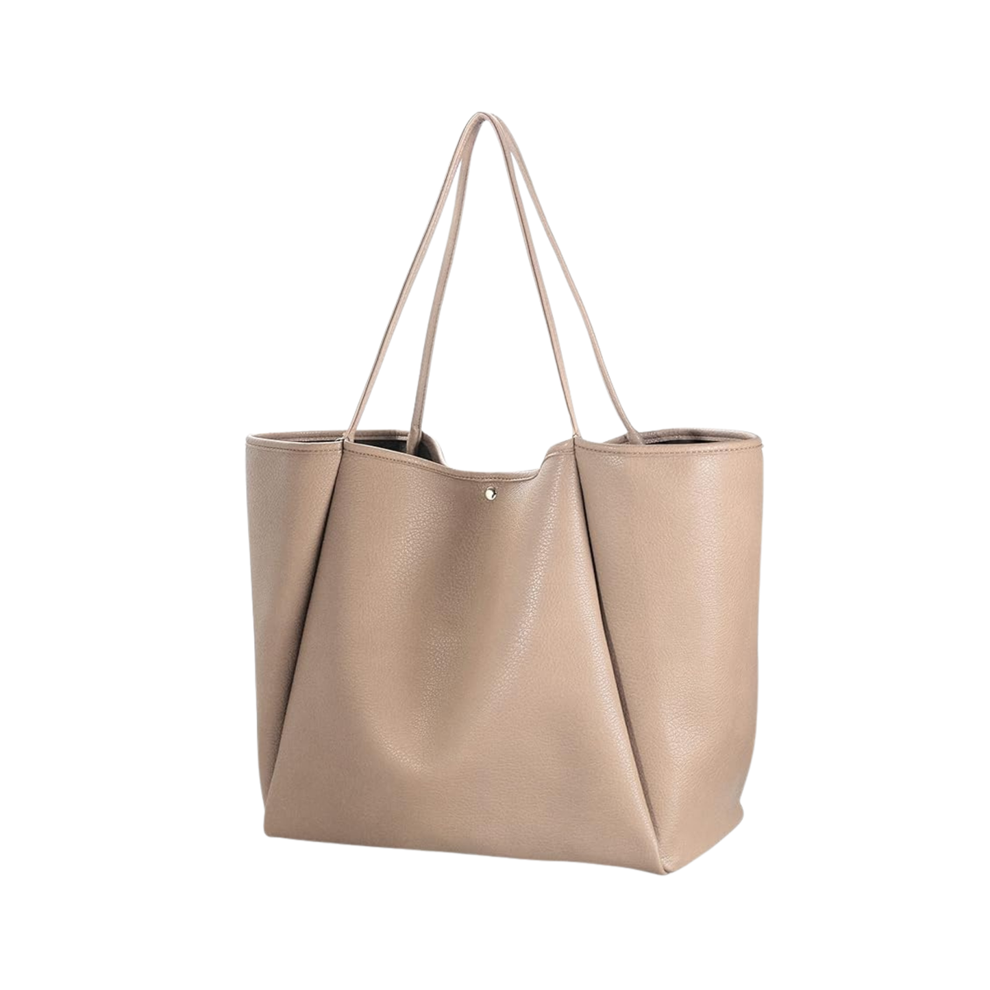 Oversize Leather Tote Women Weekender Bag
