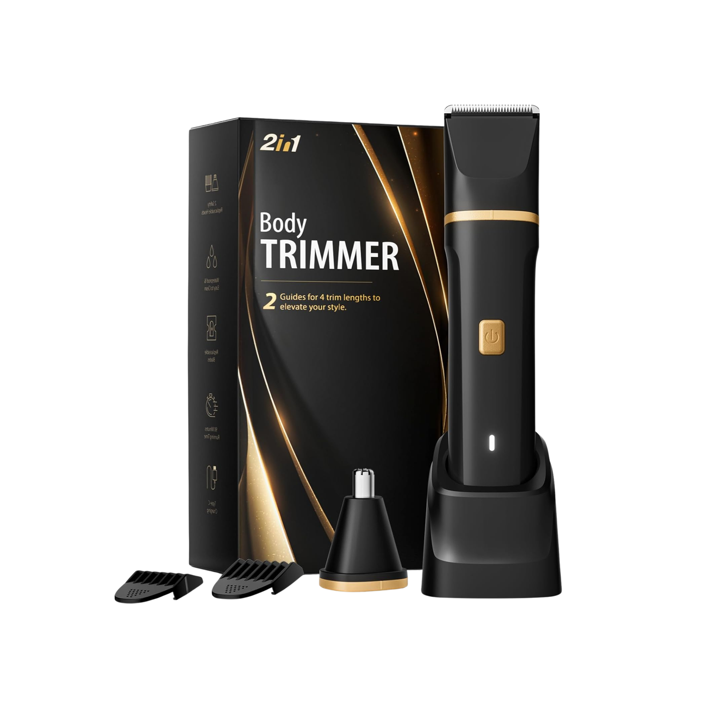 2-in-1 Women’s Electric Razor & Precision Trimmer