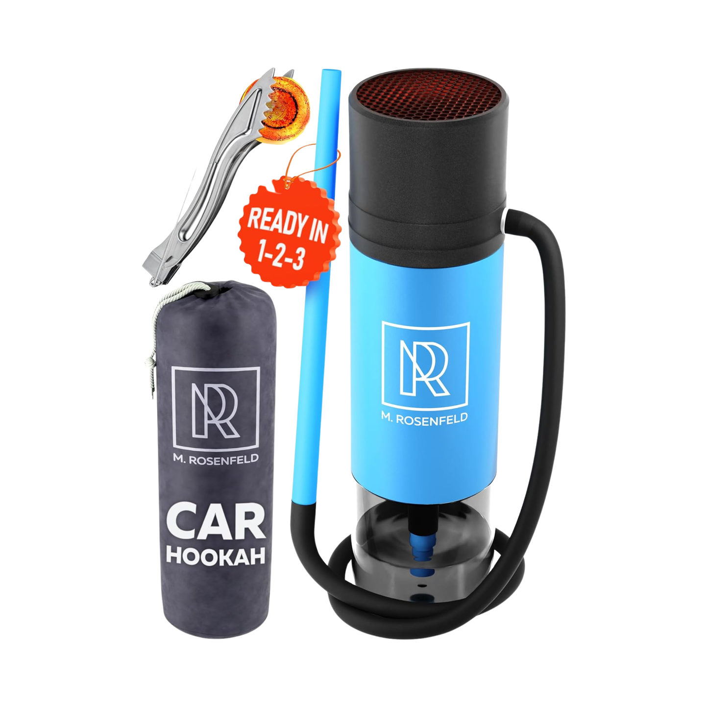 Compact Travel Hookah Set with Cup & Accessories