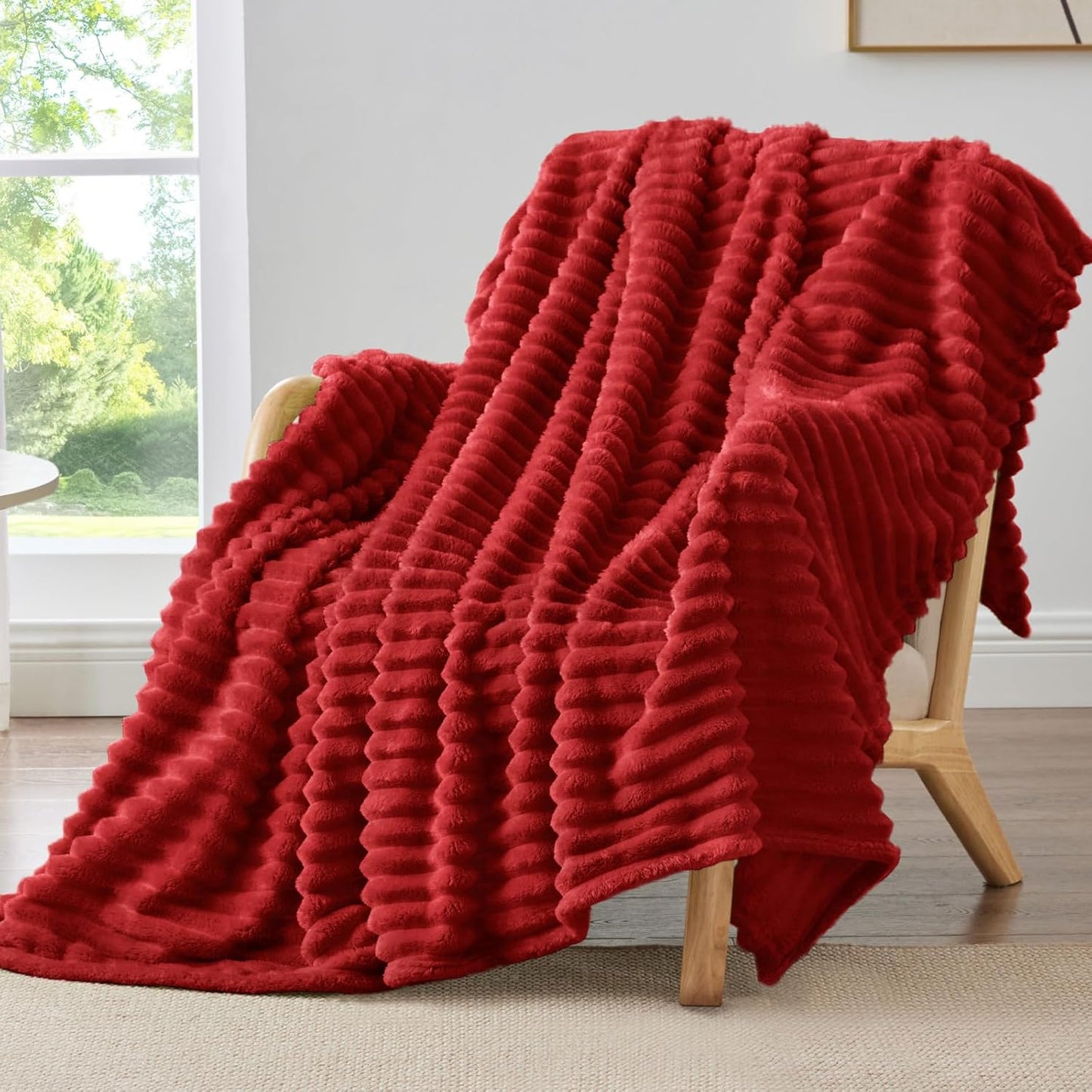 Warm & Fluffy Fleece Throw Blanket - 50" x 60"