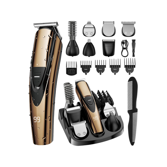 12-in-1 Cordless Waterproof Grooming Kit for Men
