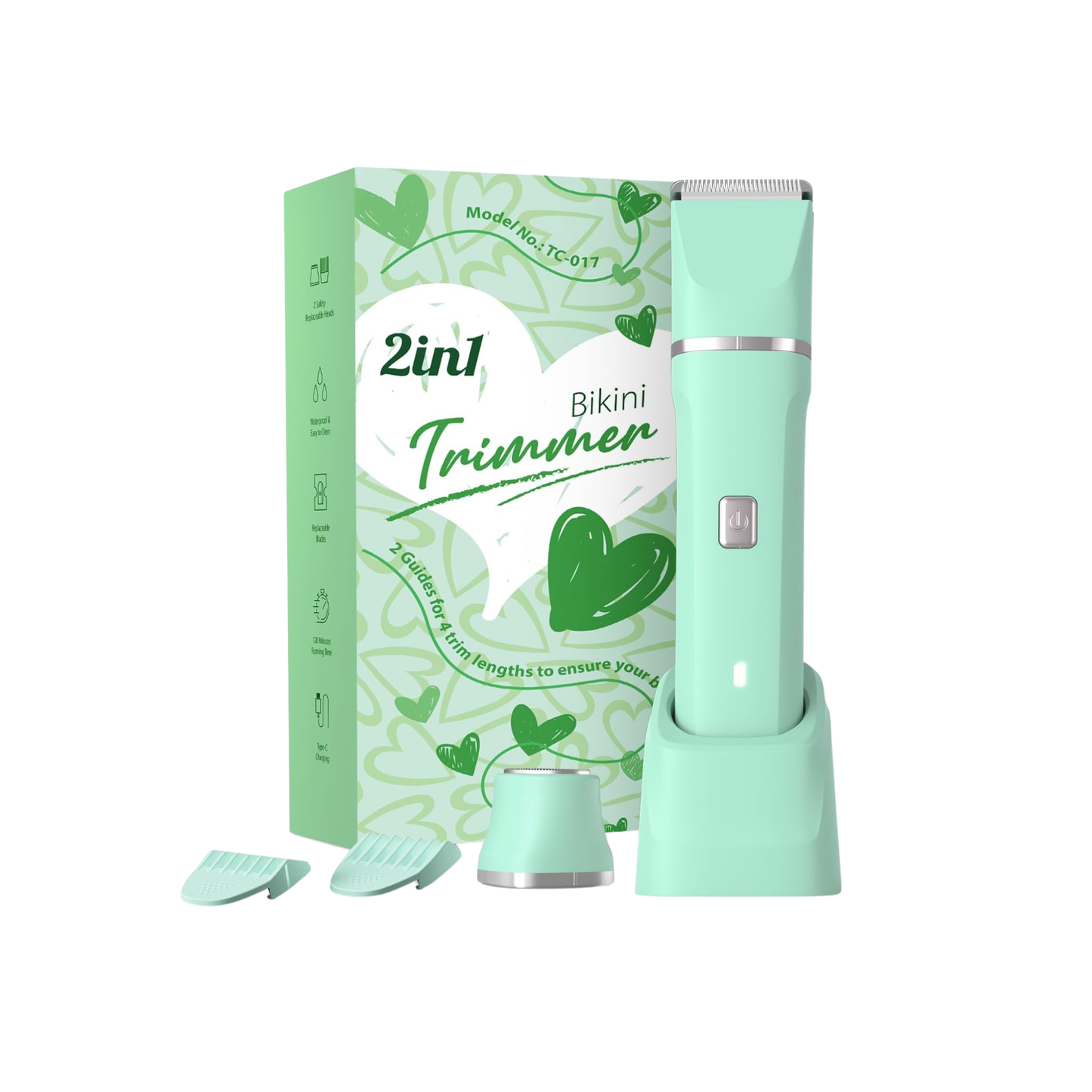 2-in-1 Women’s Electric Razor & Precision Trimmer