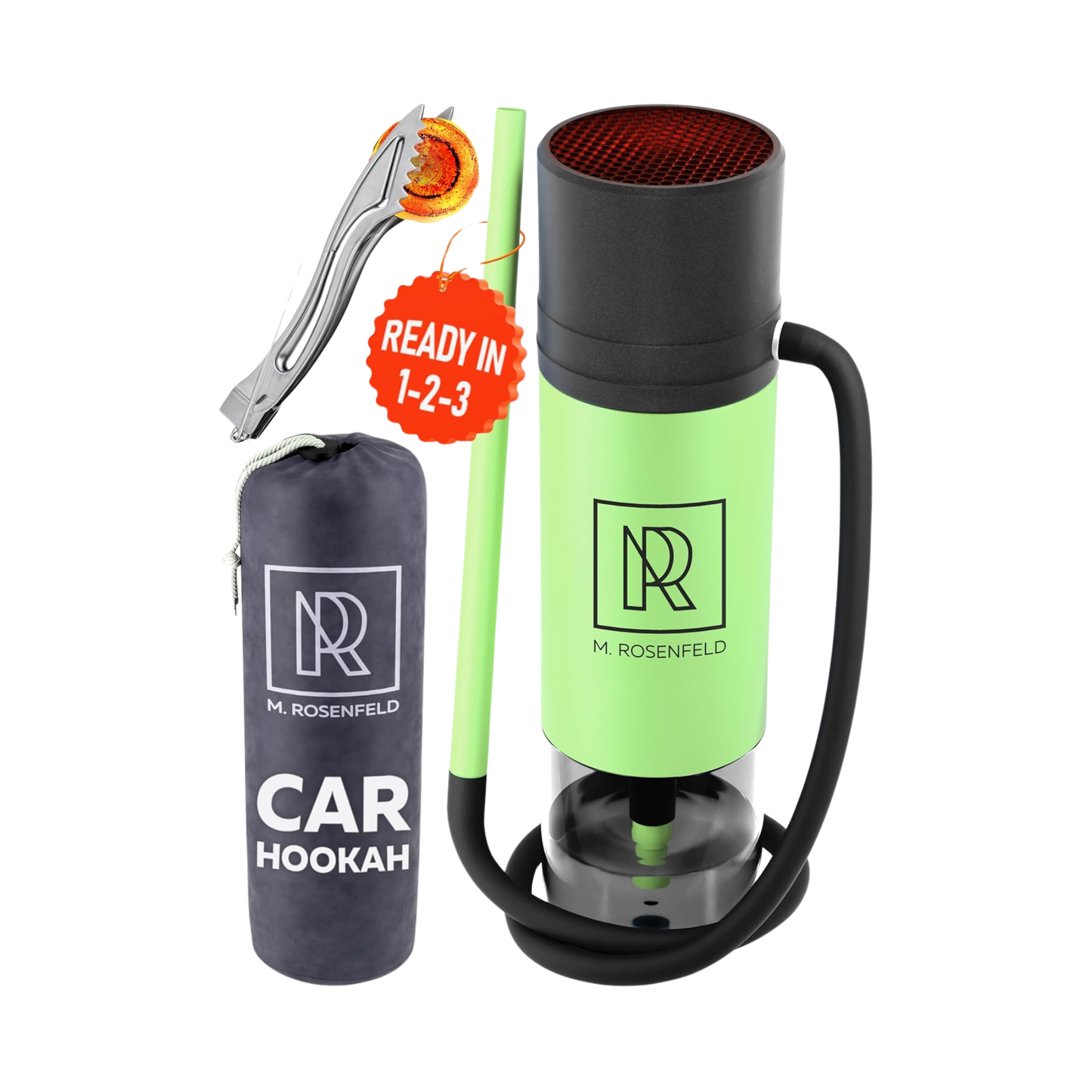 Compact Travel Hookah Set with Cup & Accessories