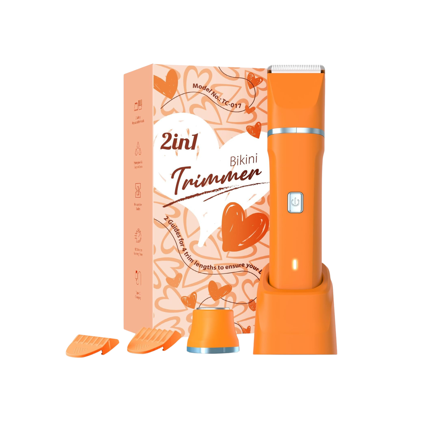 2-in-1 Women’s Electric Razor & Precision Trimmer