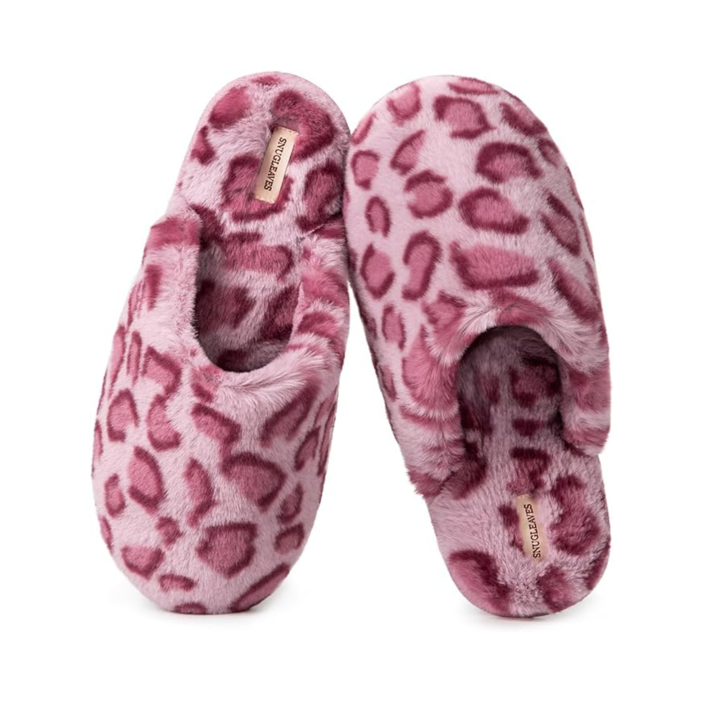 Snug Plush Faux Fur Memory Foam Slippers