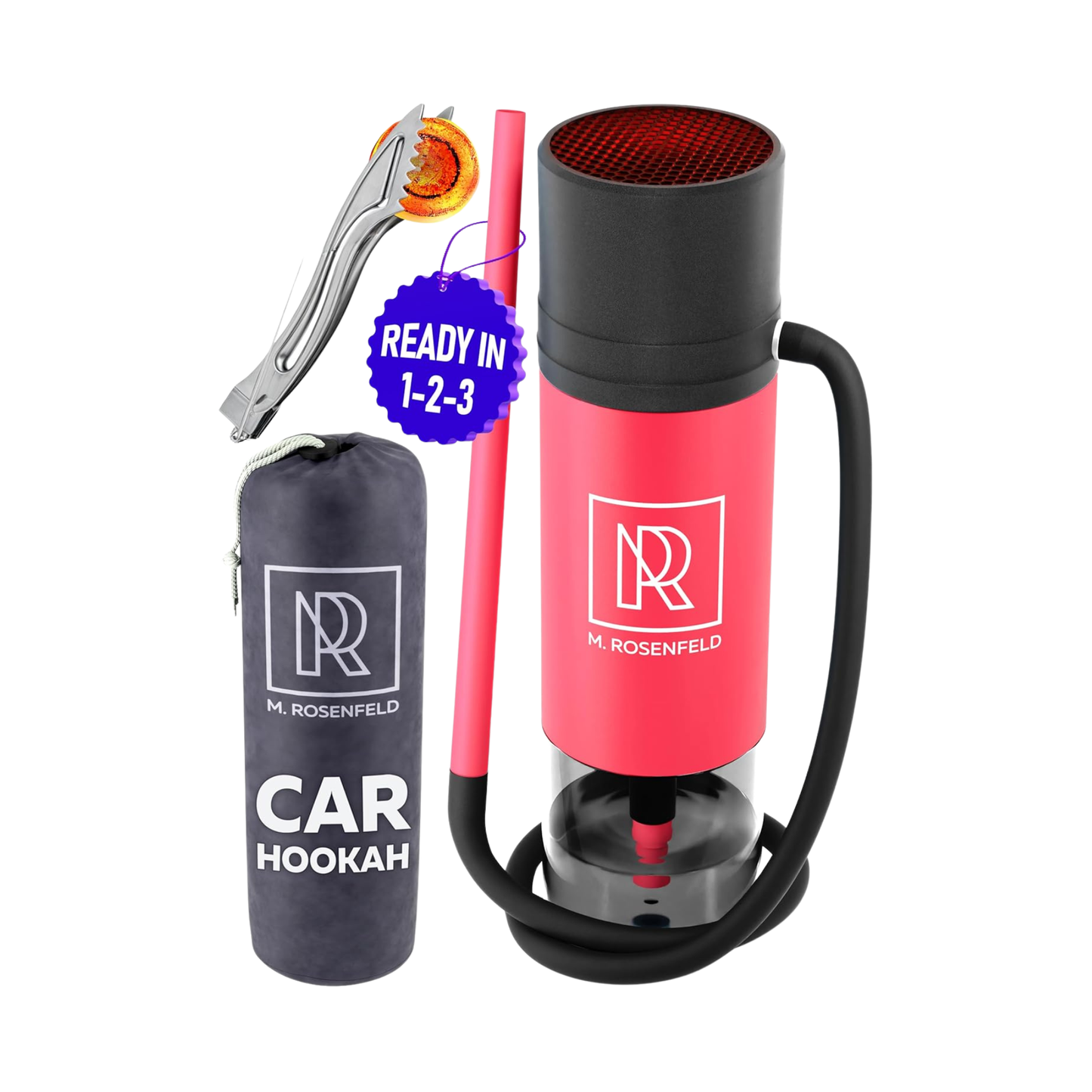 Compact Travel Hookah Set with Cup & Accessories