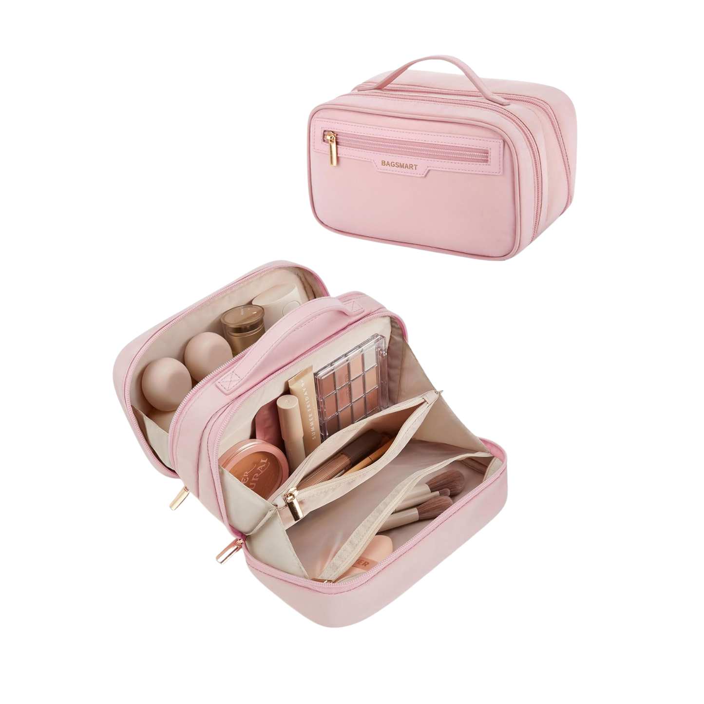 Multi-Compartment Makeup Organizer