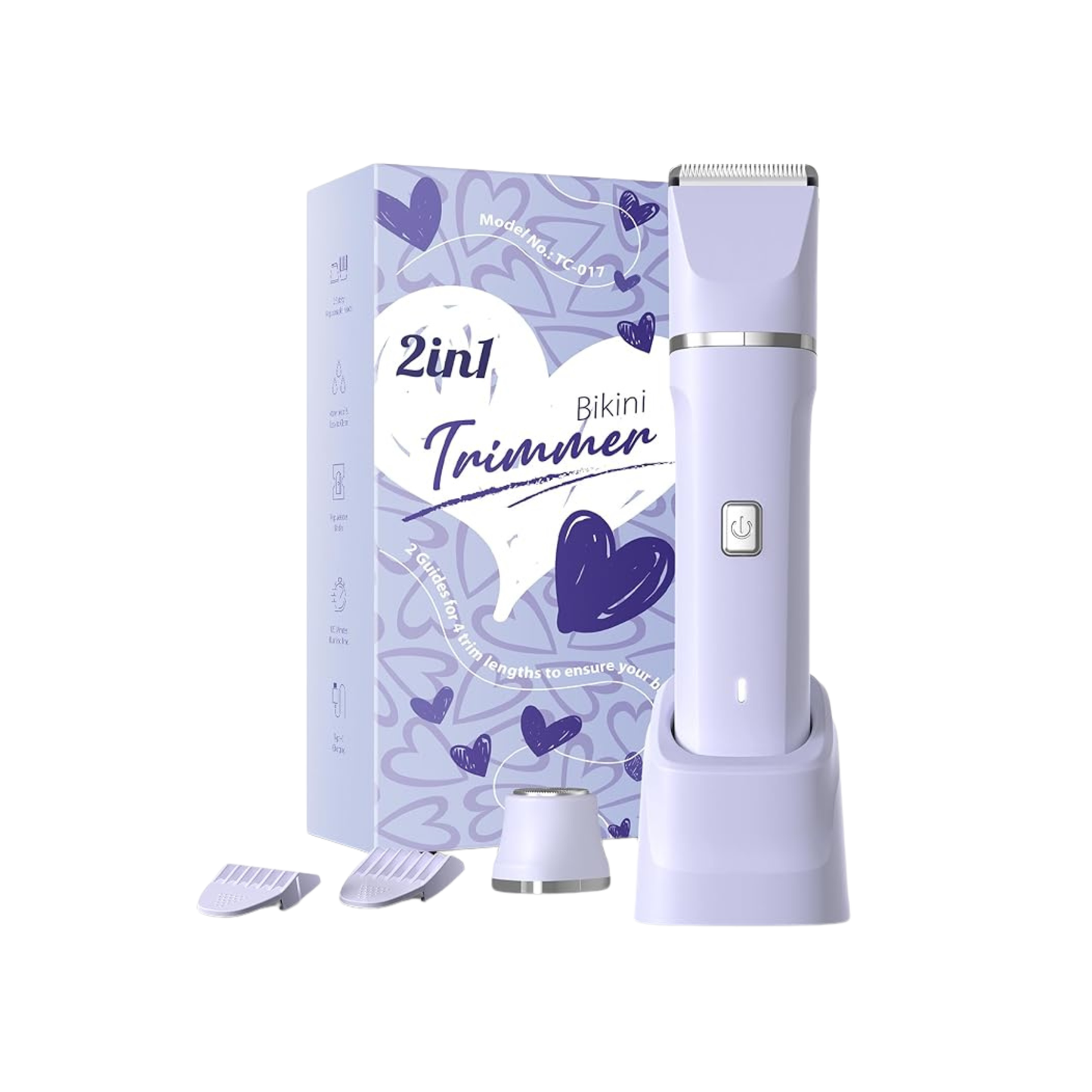 2-in-1 Women’s Electric Razor & Precision Trimmer